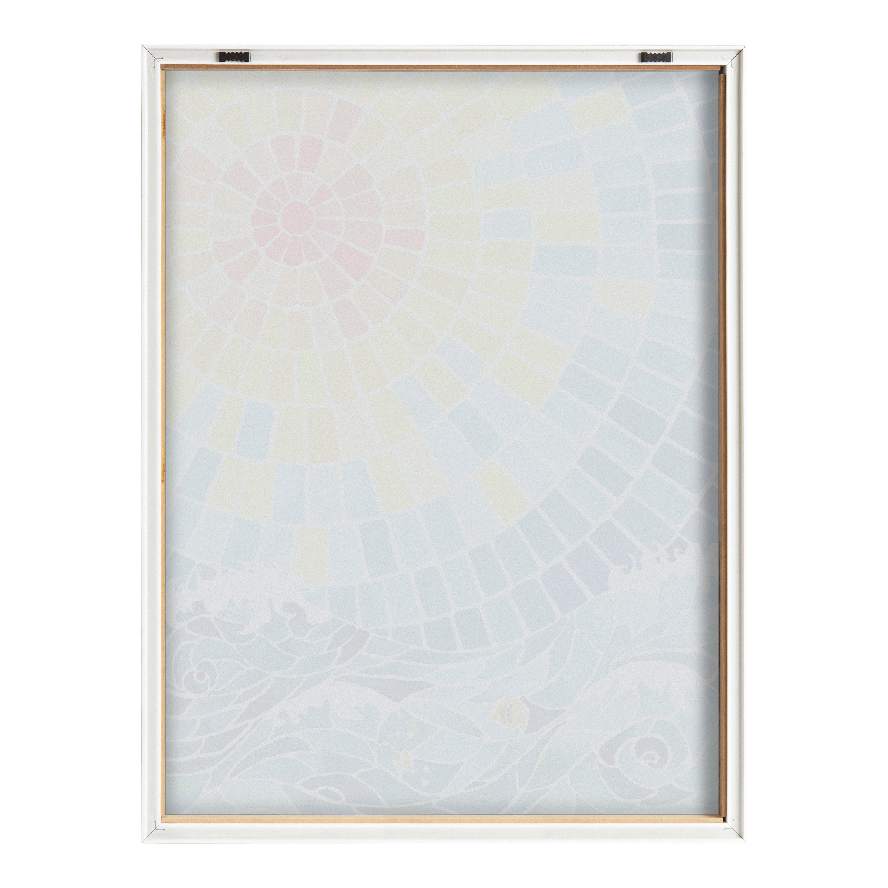 Blake Under the Hawaiian Sun Framed Printed Glass by Janet Meinke-Lau