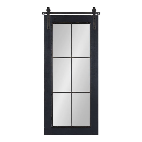 Cates Windowpane Framed Wall Mirror