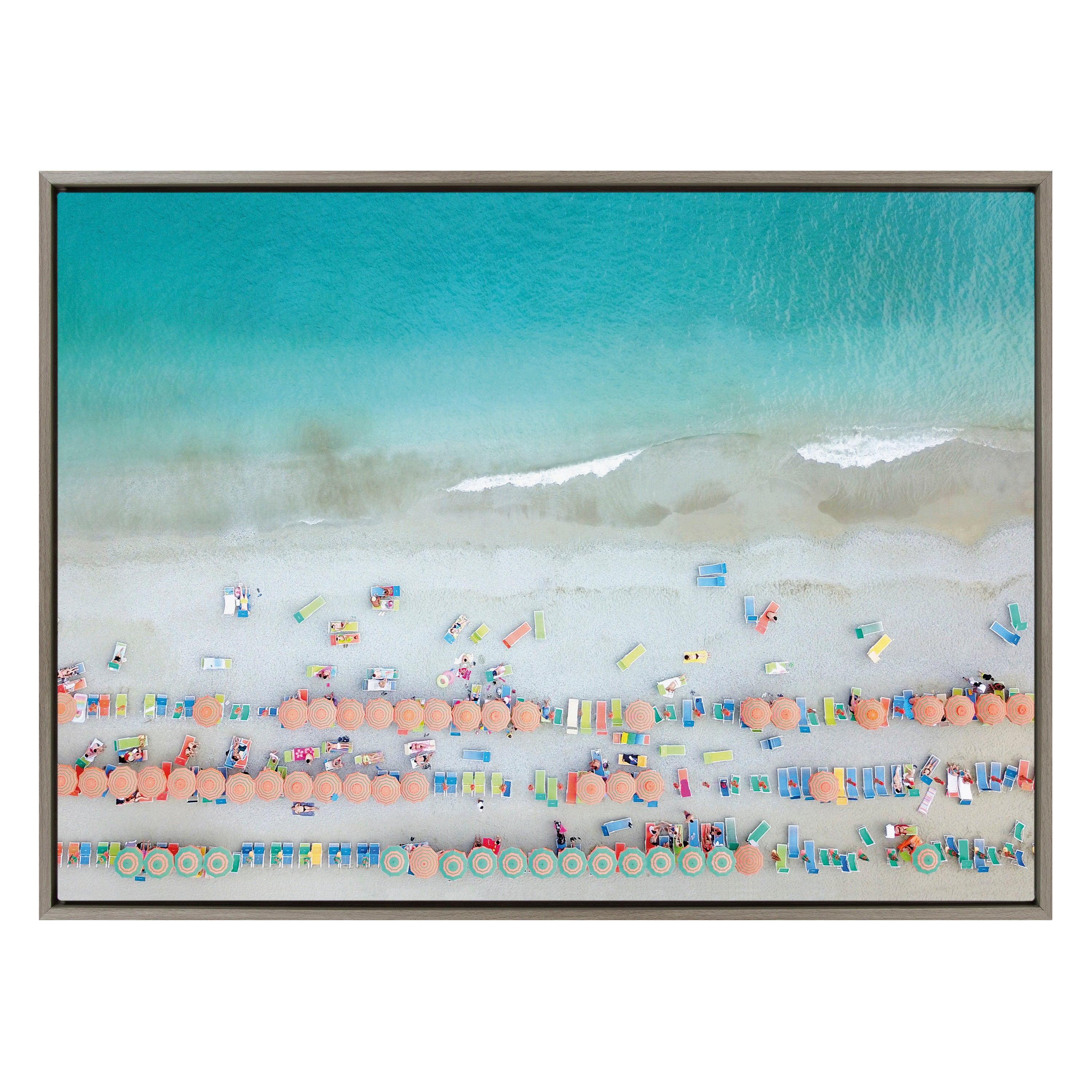 Sylvie Monterosso 6 Framed Canvas by Rachel Bolgov