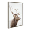 Sylvie Stag Profile Framed Canvas by Amy Peterson Art Studio