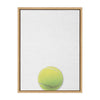 Sylvie Color Tennis Ball Portrait Framed Canvas, Natural 18x24