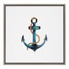 Sylvie Anchor Framed Canvas by Maja Mitrovic of Makes My Day Happy