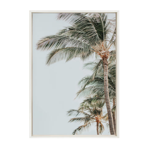 Sylvie Palm Trees Framed Canvas by Alicia Abla