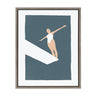 Sylvie Contemplation Framed Canvas by Rocket Jack