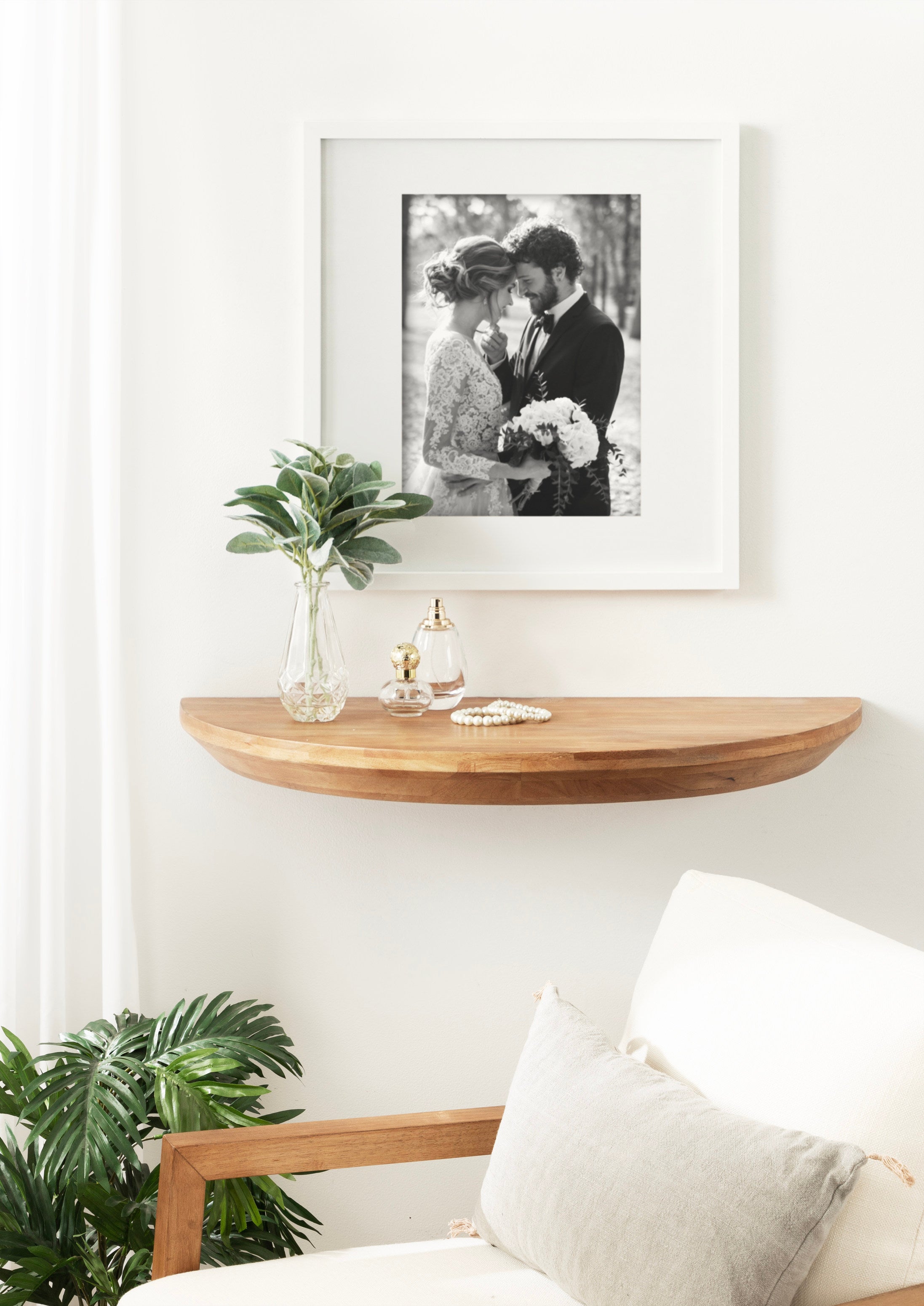 Colter Wood Floating Table Shelf
