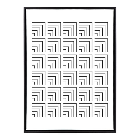 Sylvie Corners Framed Canvas by Apricot and Birch