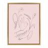 Sylvie We Are All OK Framed Canvas by Kate Aurelia Holloway