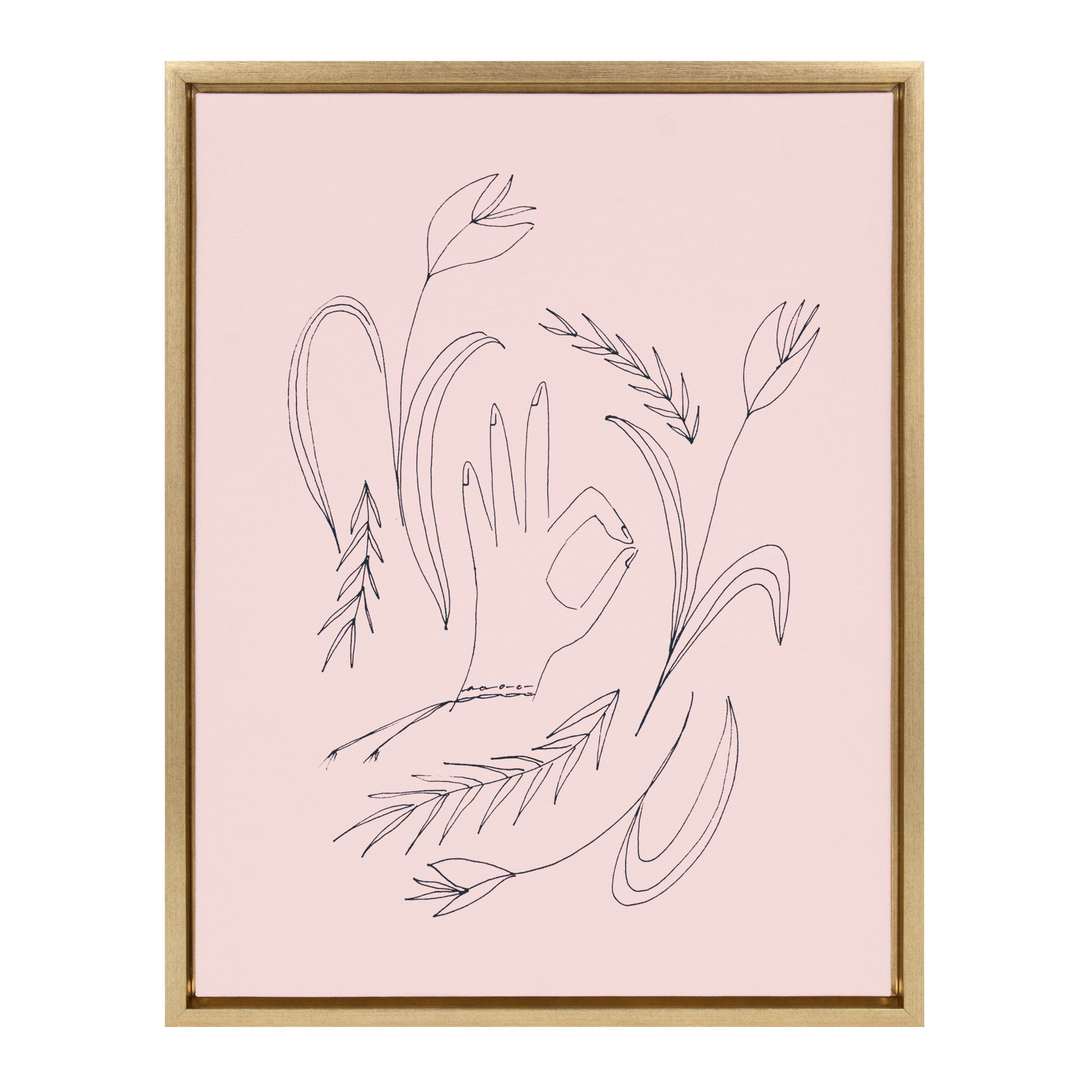 Sylvie We Are All OK Framed Canvas by Kate Aurelia Holloway