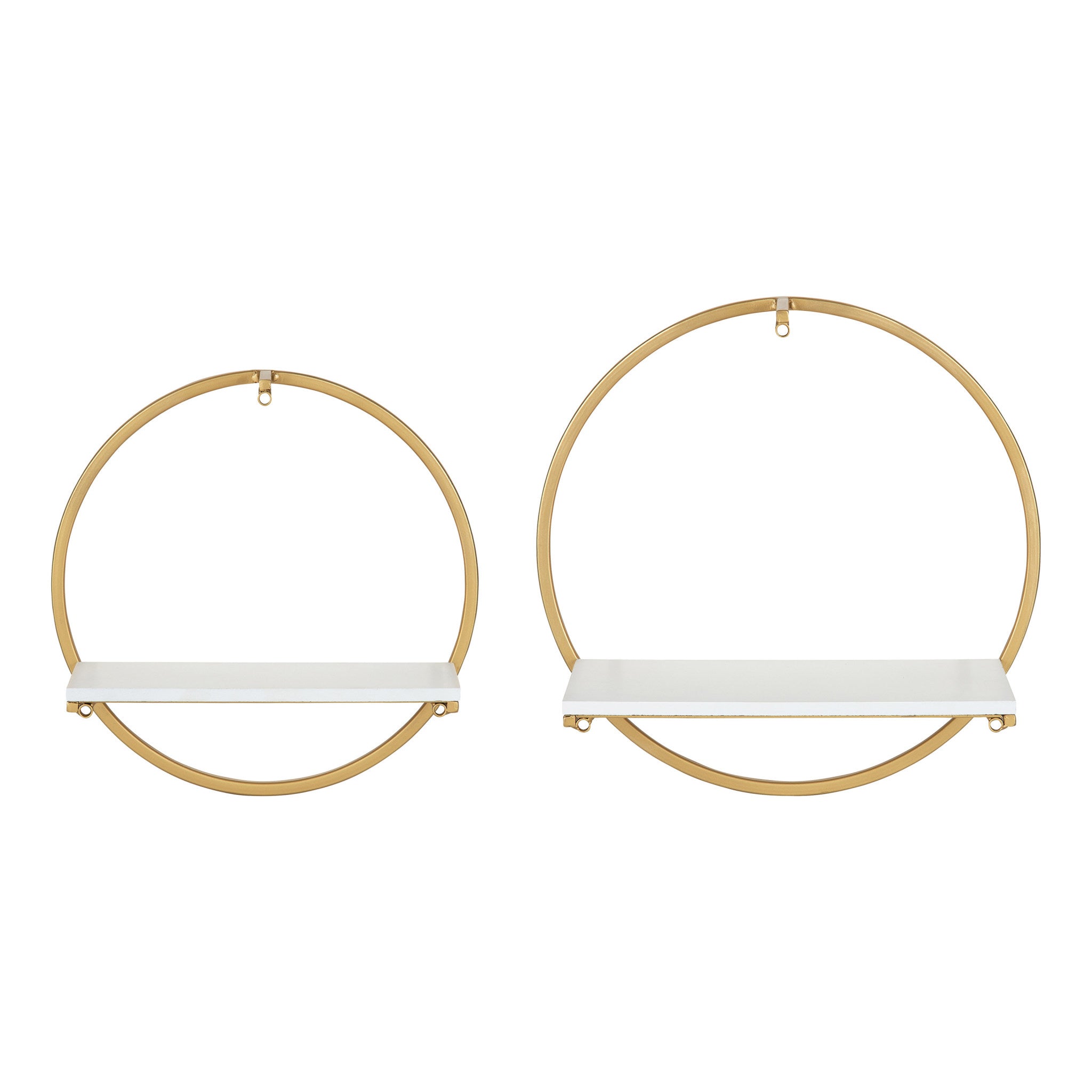 Wicks Round Floating Wall Shelf
