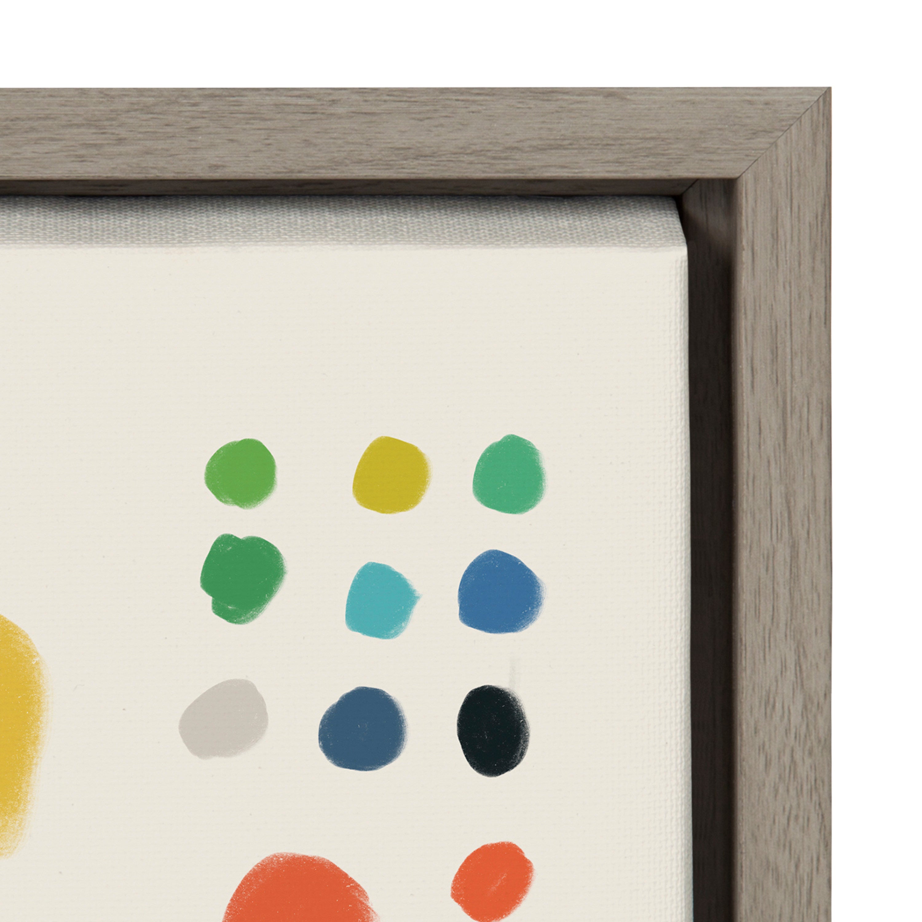 Sylvie Zen Garden 1 Framed Canvas by Kelly Knaga
