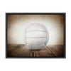 Sylvie Vintage Volleyball Framed Canvas by Shawn St. Peter