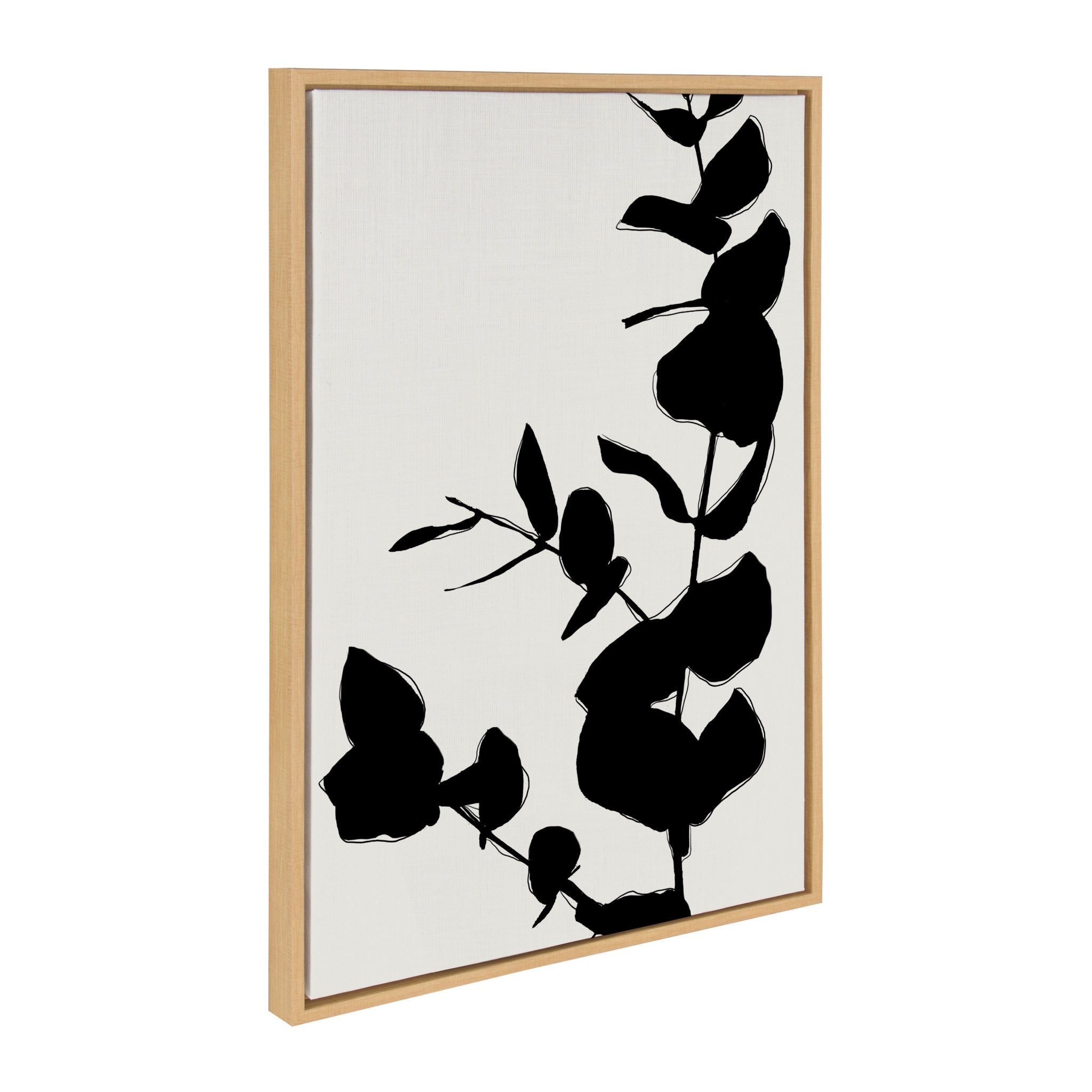 Sylvie BB Branch Framed Canvas by Border Bloom