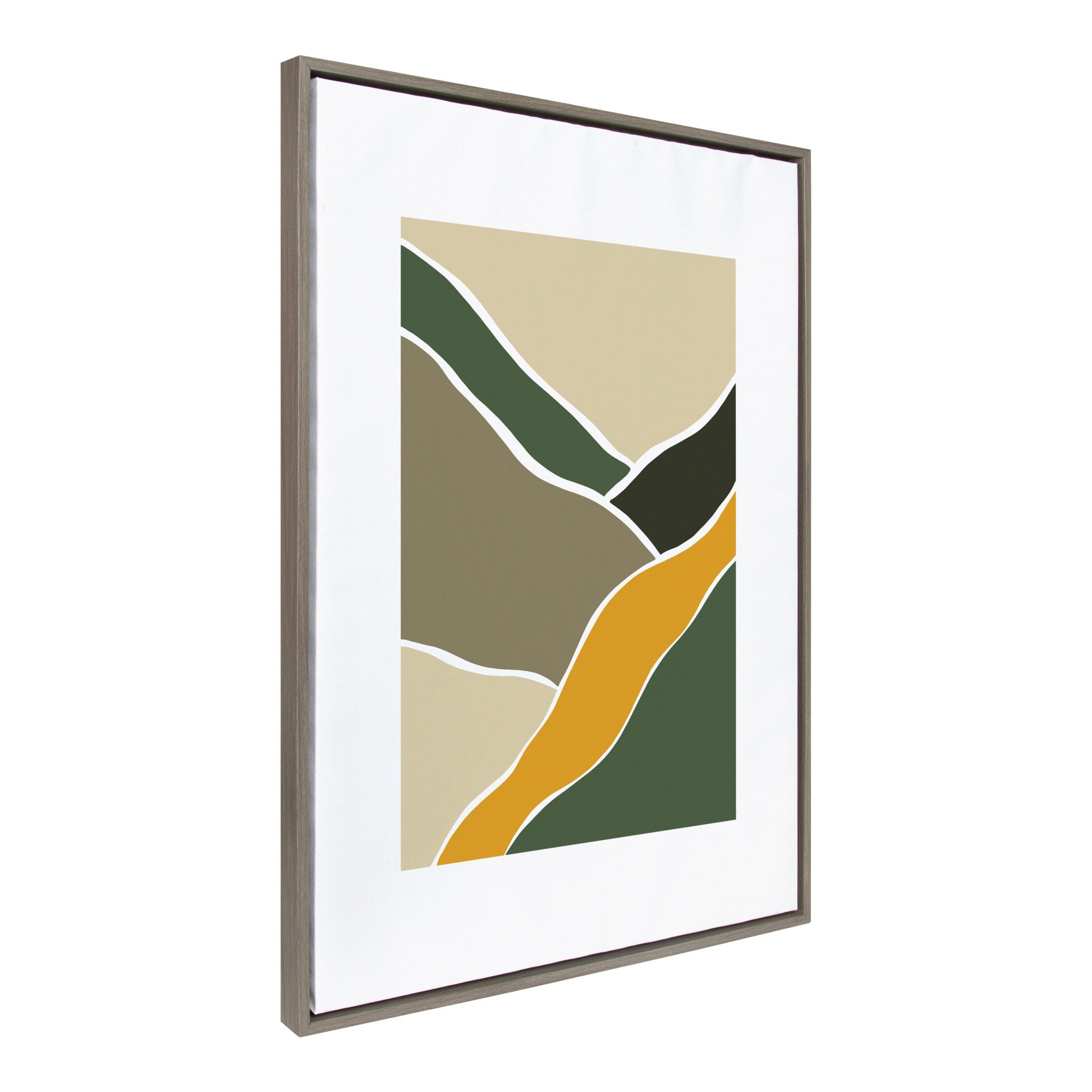 Sylvie Fields of Sun 3 Framed Canvas by Maja Mitrovic of Makes My Day Happy