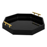 Lipton Octagon Decorative Tray with Metal Handles