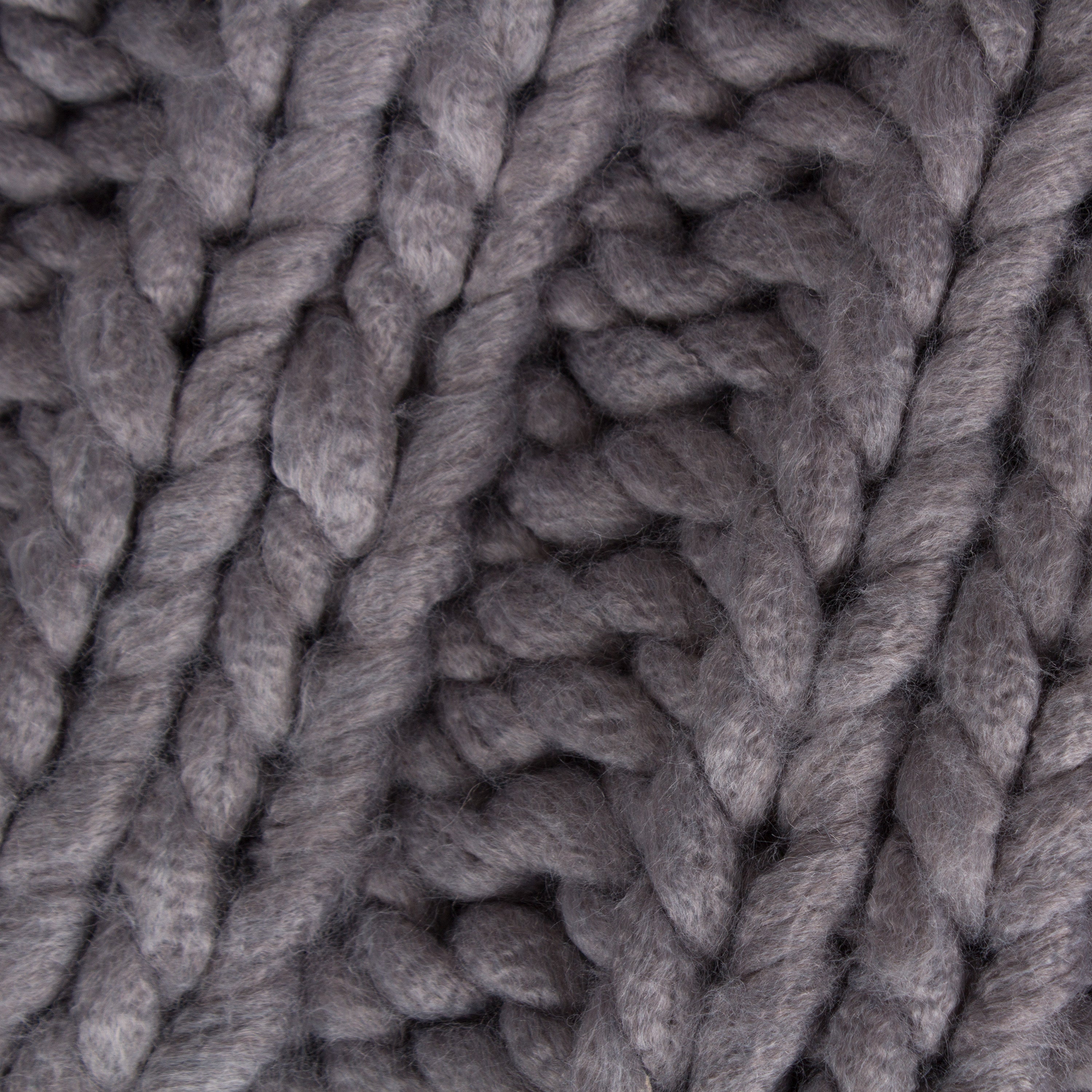 Chunky Knit Throw Blanket