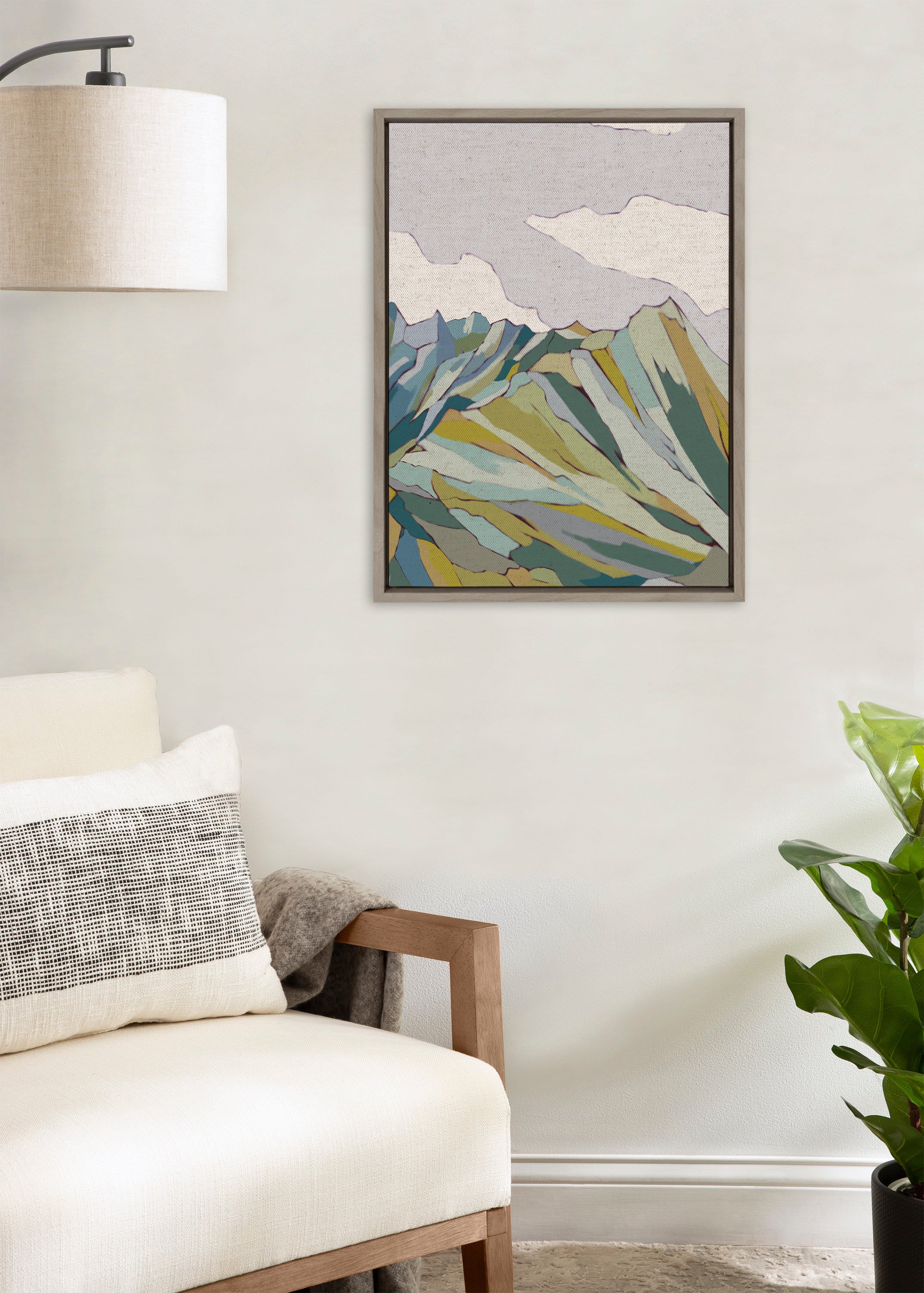Sylvie Matterhorn Framed Canvas by Nikita Jariwala
