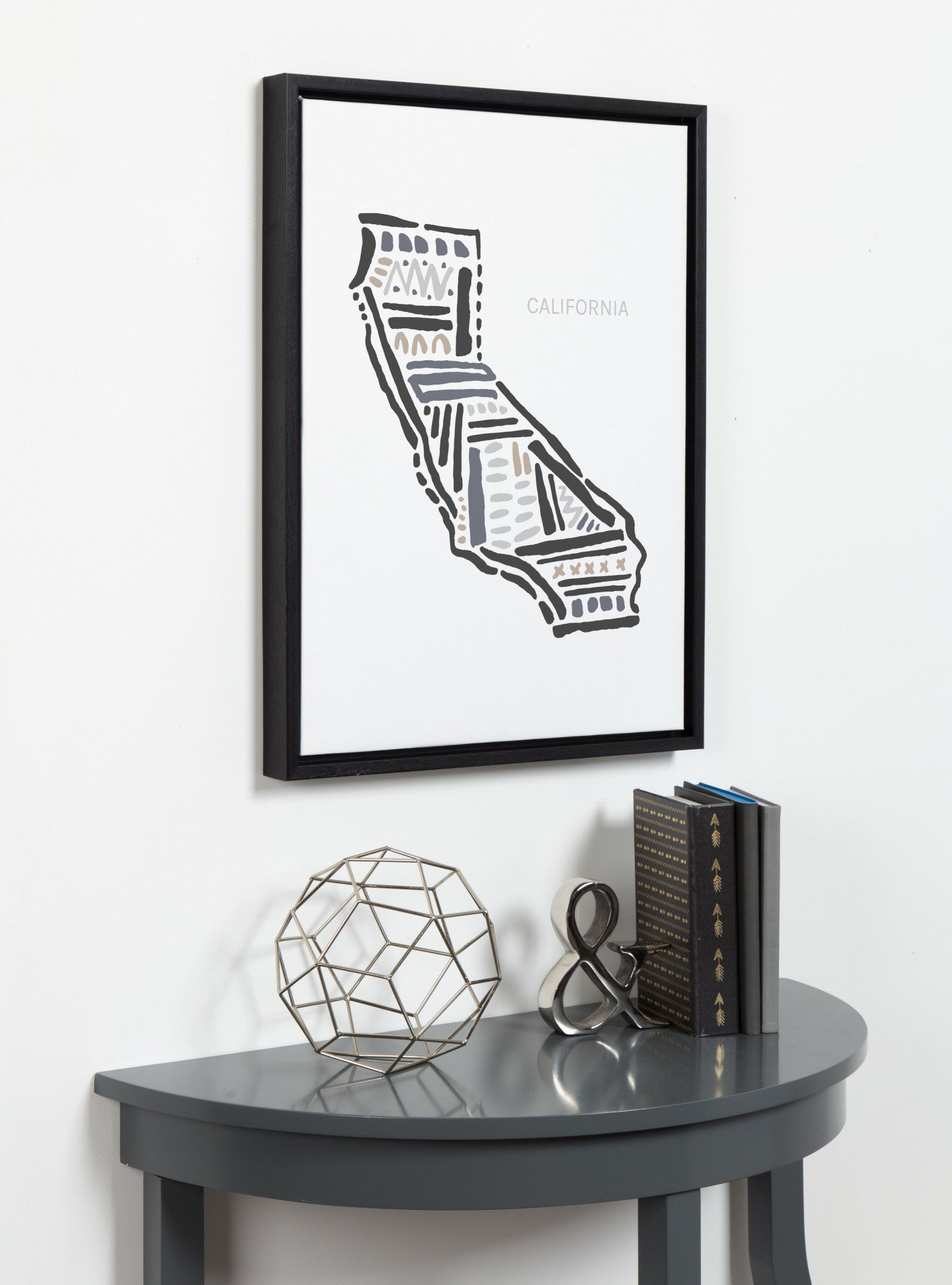 Sylvie California Framed Canvas By Statement Goods