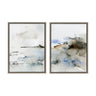 Sylvie Close Your Eyes and Remember 1 Framed Canvas by Maja Mitrovic of Makes My Day Happy