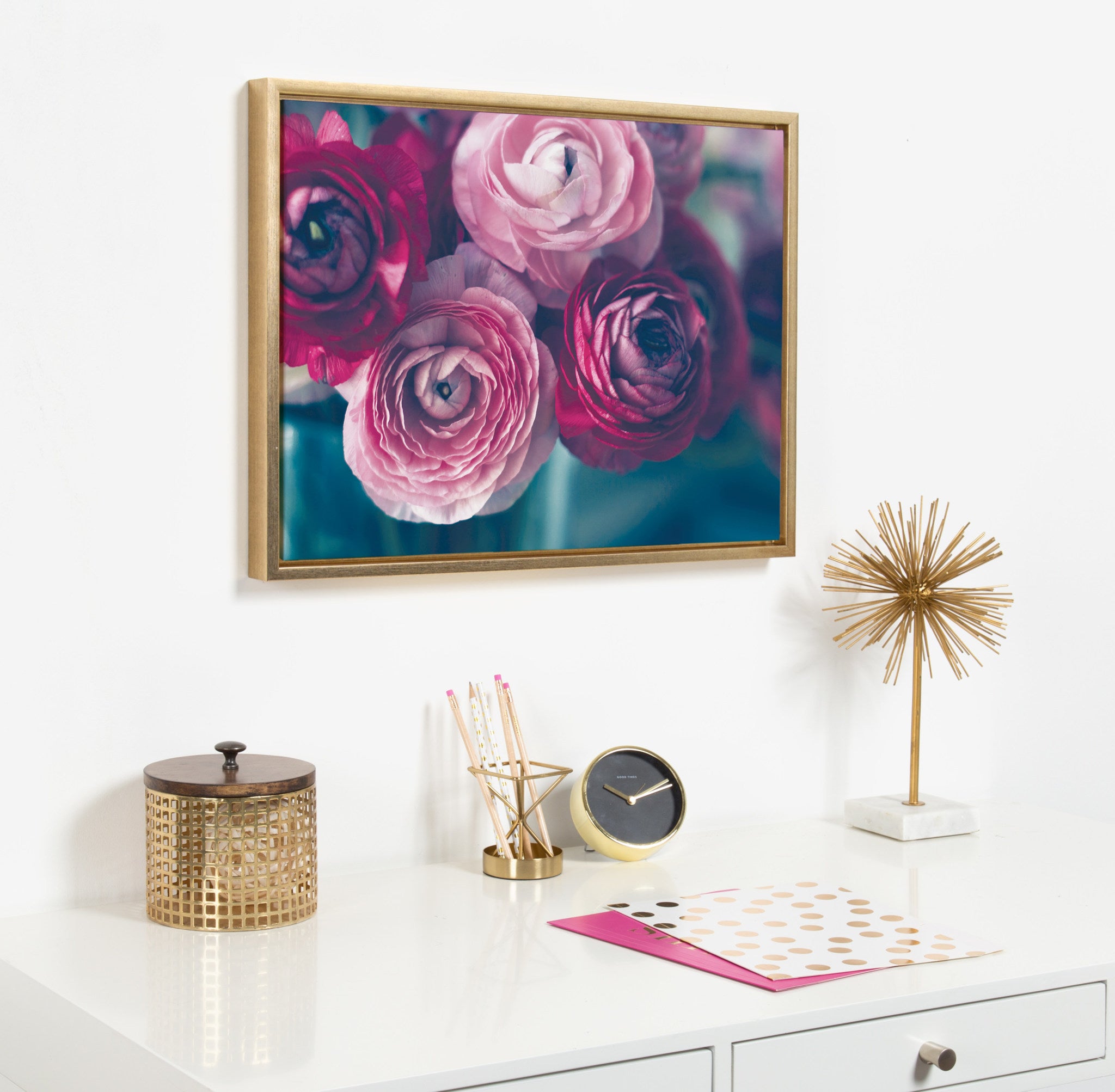 Sylvie Yours Truly Framed Canvas by Kristy Campbell
