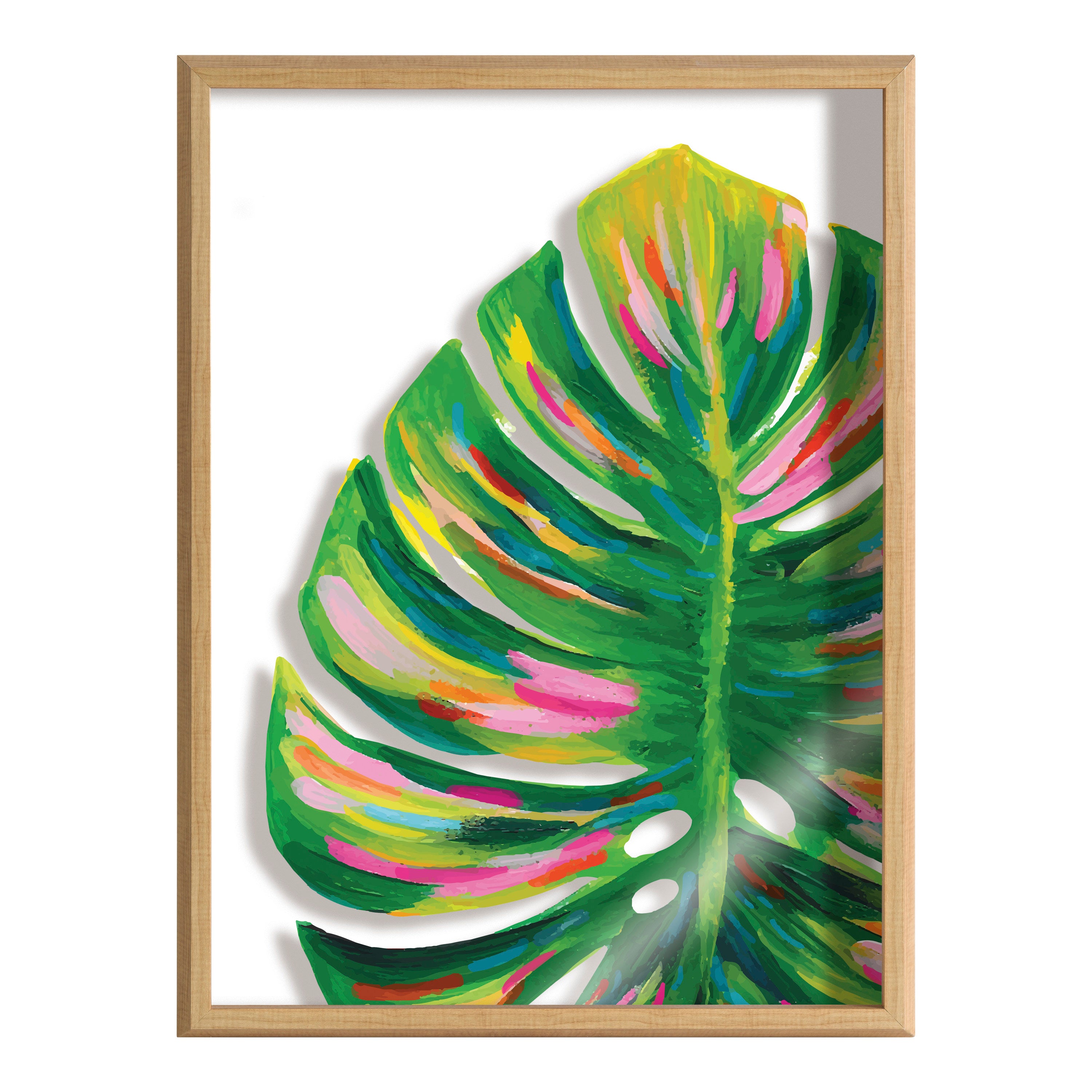 monstera plant painting Blake Monstera Framed Printed Art by Jessi Raulet of Ettavee – kateandlaurel