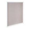 Calter Framed Gray Linen Fabric Pinboard