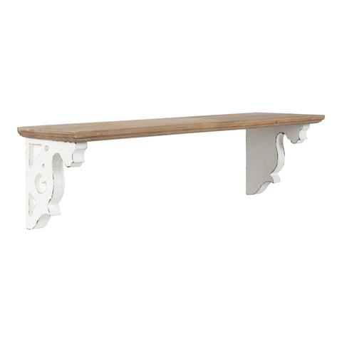 Abbidee Wood Shelf with Corbels