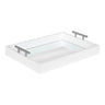 Lipton Decorative Wood Tray with Metal Handles