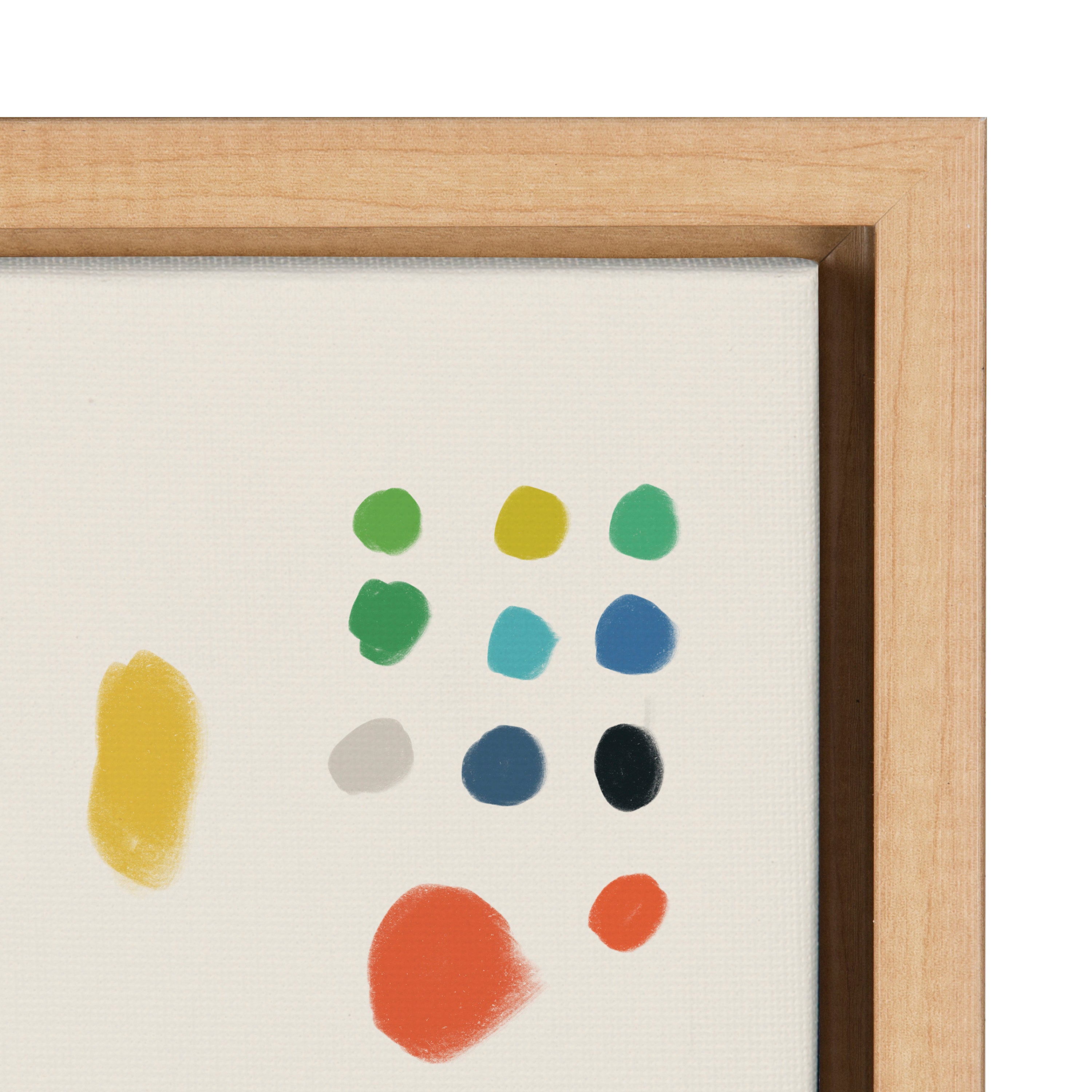 Sylvie Zen Garden 1 Framed Canvas by Kelly Knaga