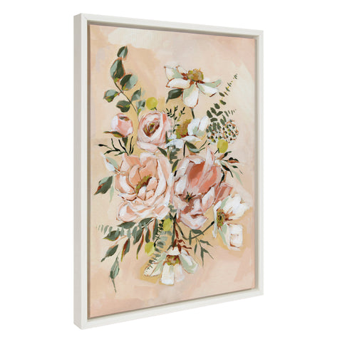 Sylvie Day 22 Framed Canvas by Annie Quigley