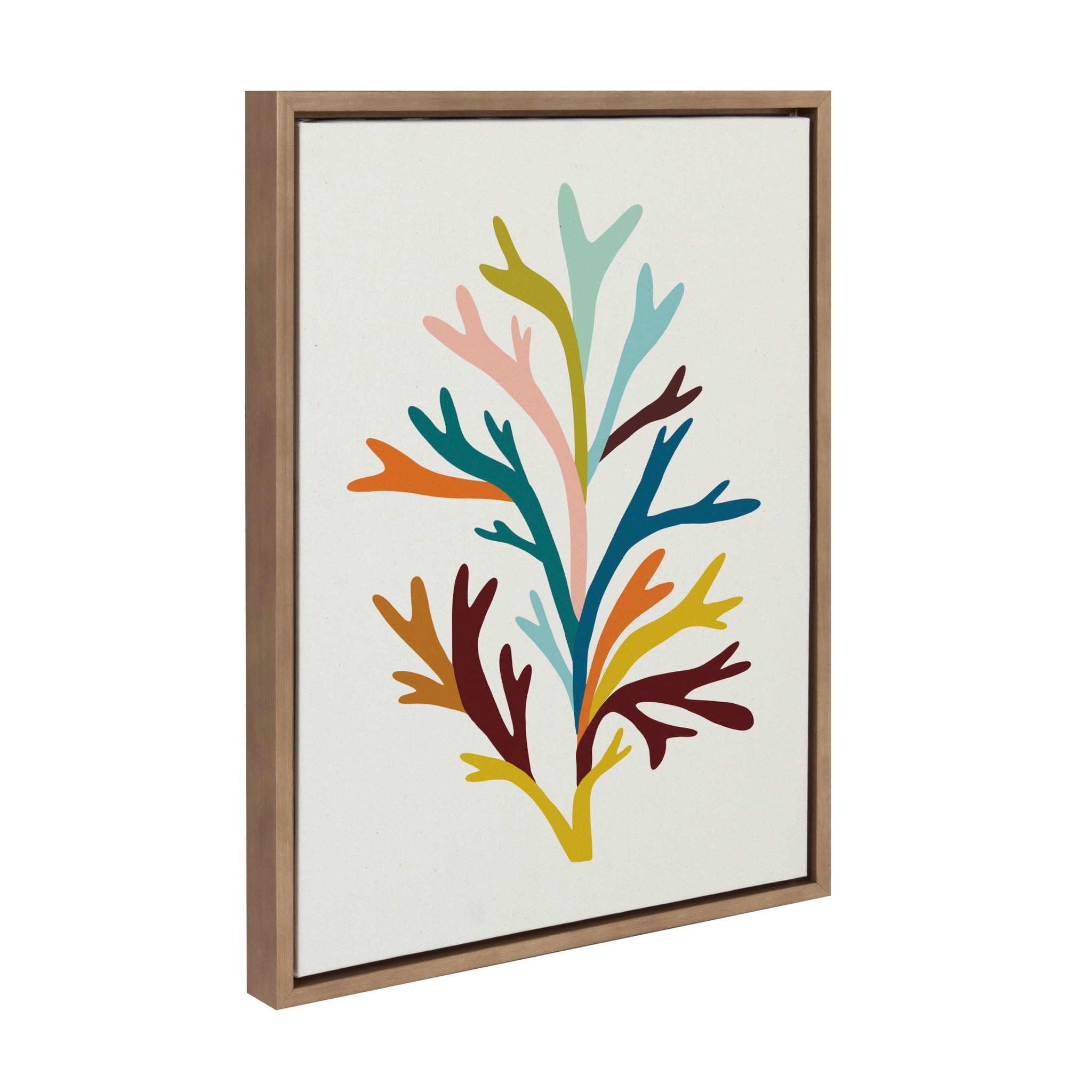 Sylvie Sea Plant Framed Canvas by Alicia Schultz