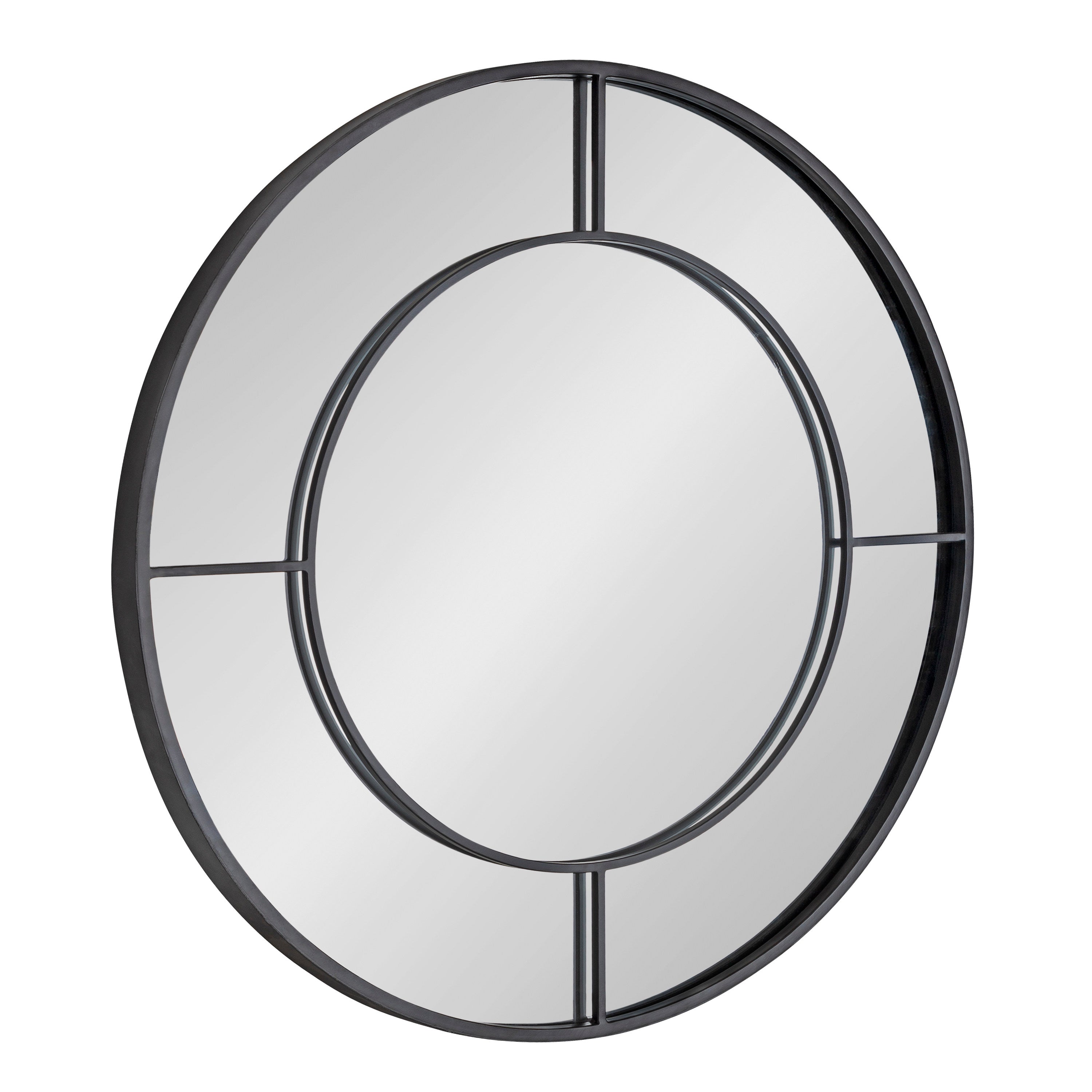 Kavenna Round Metal Framed Wall Mirror