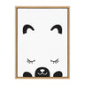 Sylvie Modern Baby Bear Framed Canvas by Rachel Lee of My Dream Wall