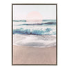 Sylvie Sea Salt Sand and Sun Framed Canvas by Dominique Vari