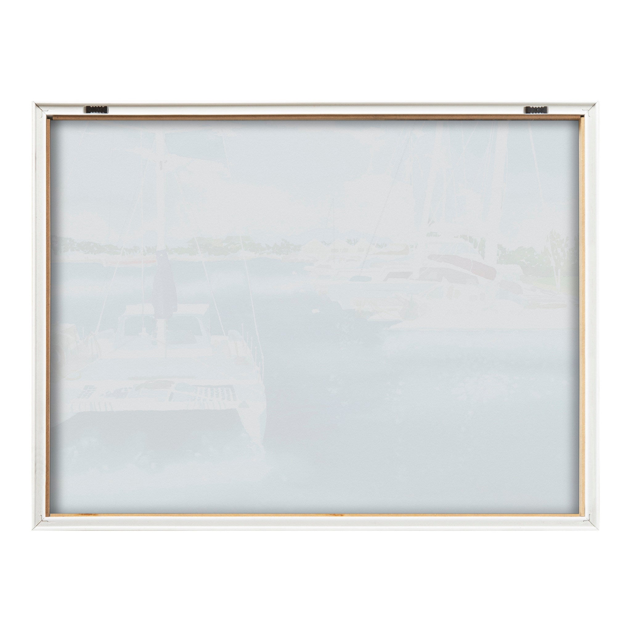 Blake Summer is for Sailing Framed Printed Glass by Janet Meinke-Lau