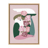 Sylvie Abstract Figure 4 Framed Canvas by Maggie Stephenson