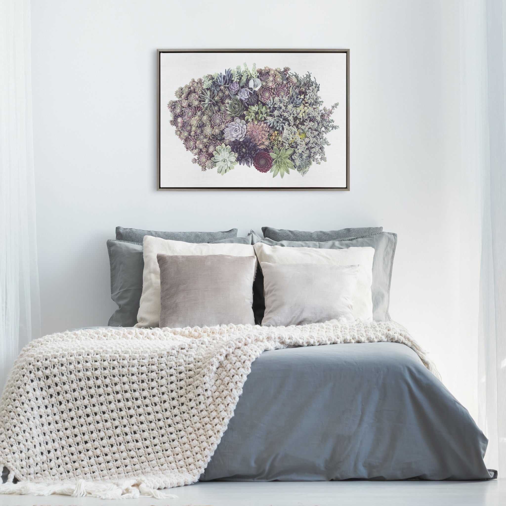 Sylvie Colony 2 Framed Canvas by F2Images
