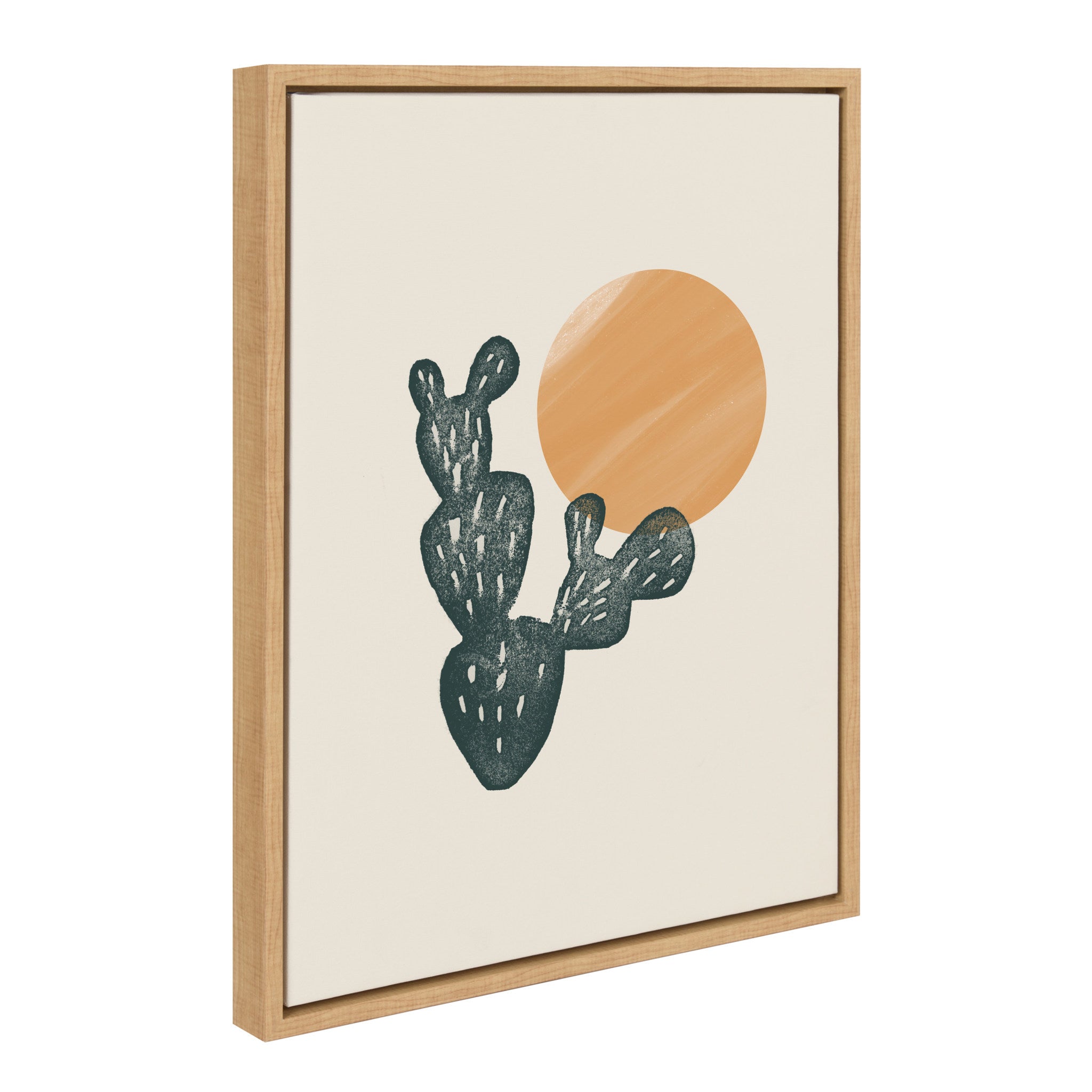 Sylvie Desert Sand Framed Canvas by Kate Aurelia Holloway