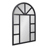 Hogan Arch Windowpane Framed Wall Mirror