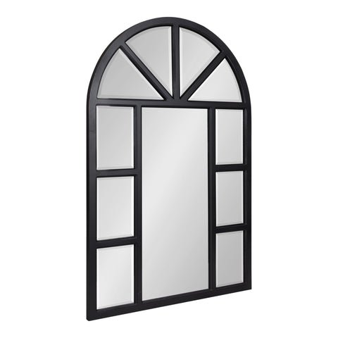 Hogan Arch Windowpane Framed Wall Mirror