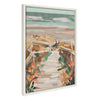 Sylvie Landscape 08 Beach Framed Canvas by Annie Quigley