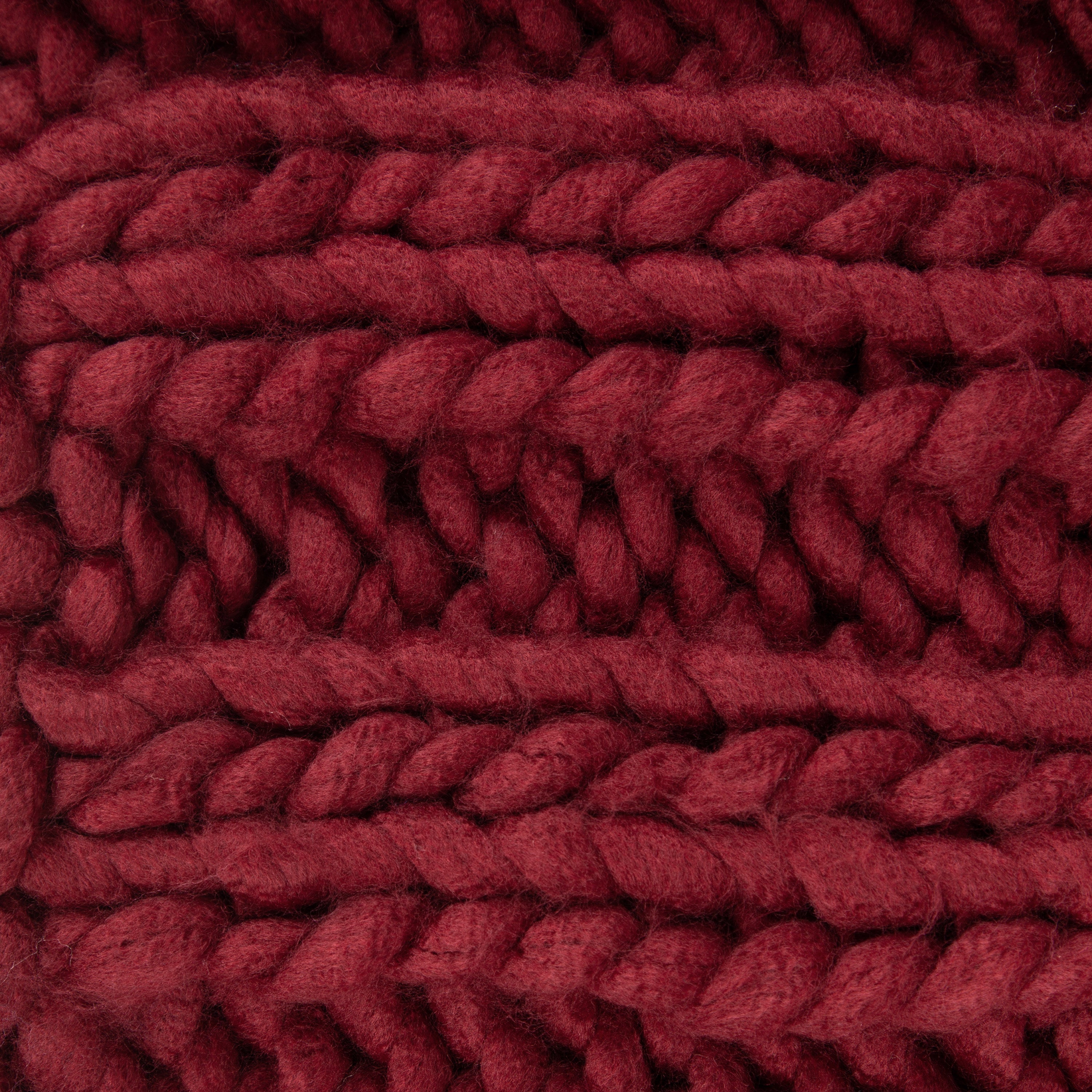 Chunky Knit Throw Blanket