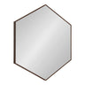 Rhodes Framed Hexagon Wall Mirror