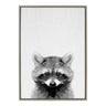 Sylvie Raccoon Framed Canvas by Simon Te Tai