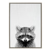 Sylvie Raccoon Framed Canvas by Simon Te Tai