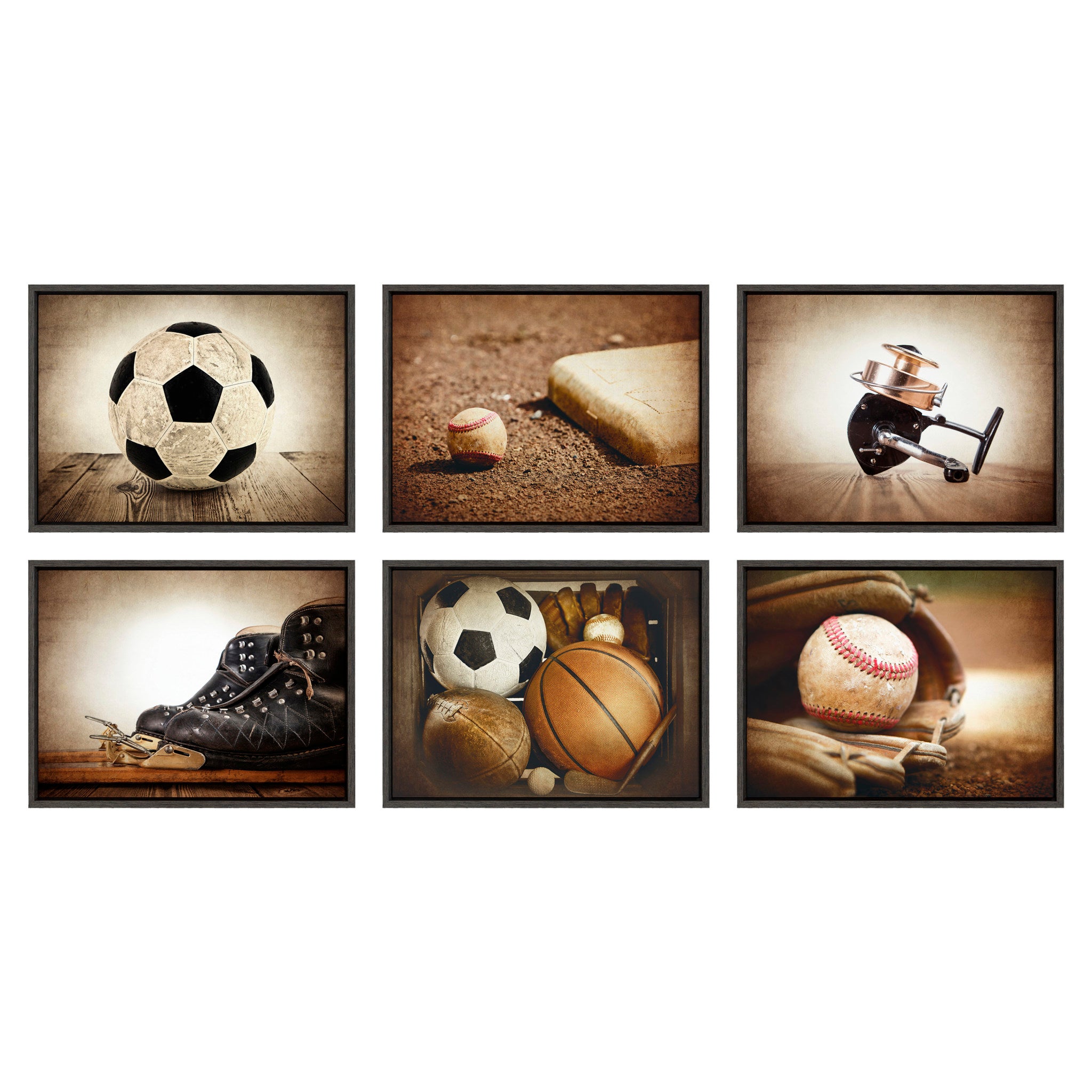 Sylvie Soccer On Wood Framed Canvas By Shawn St. Peter