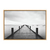 Sylvie Ghost Ships Framed Canvas by Laura Evans