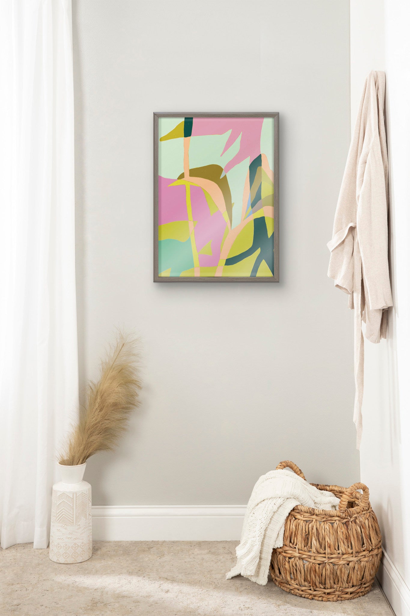 Blake Delight In The Moment 6 Framed Printed Glass by Alicia Schultz