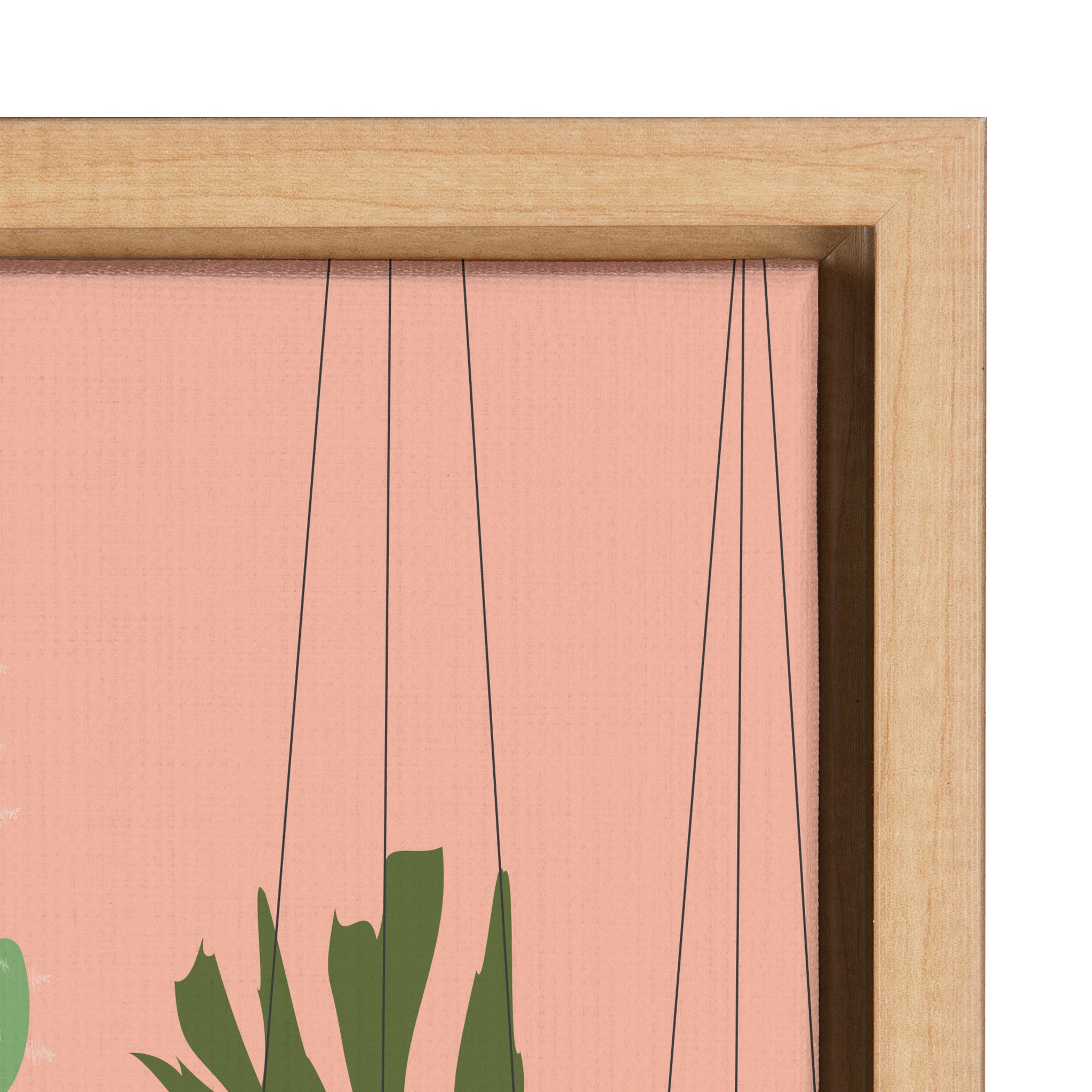Sylvie Plant Lady Framed Canvas by Queenbe Monyei