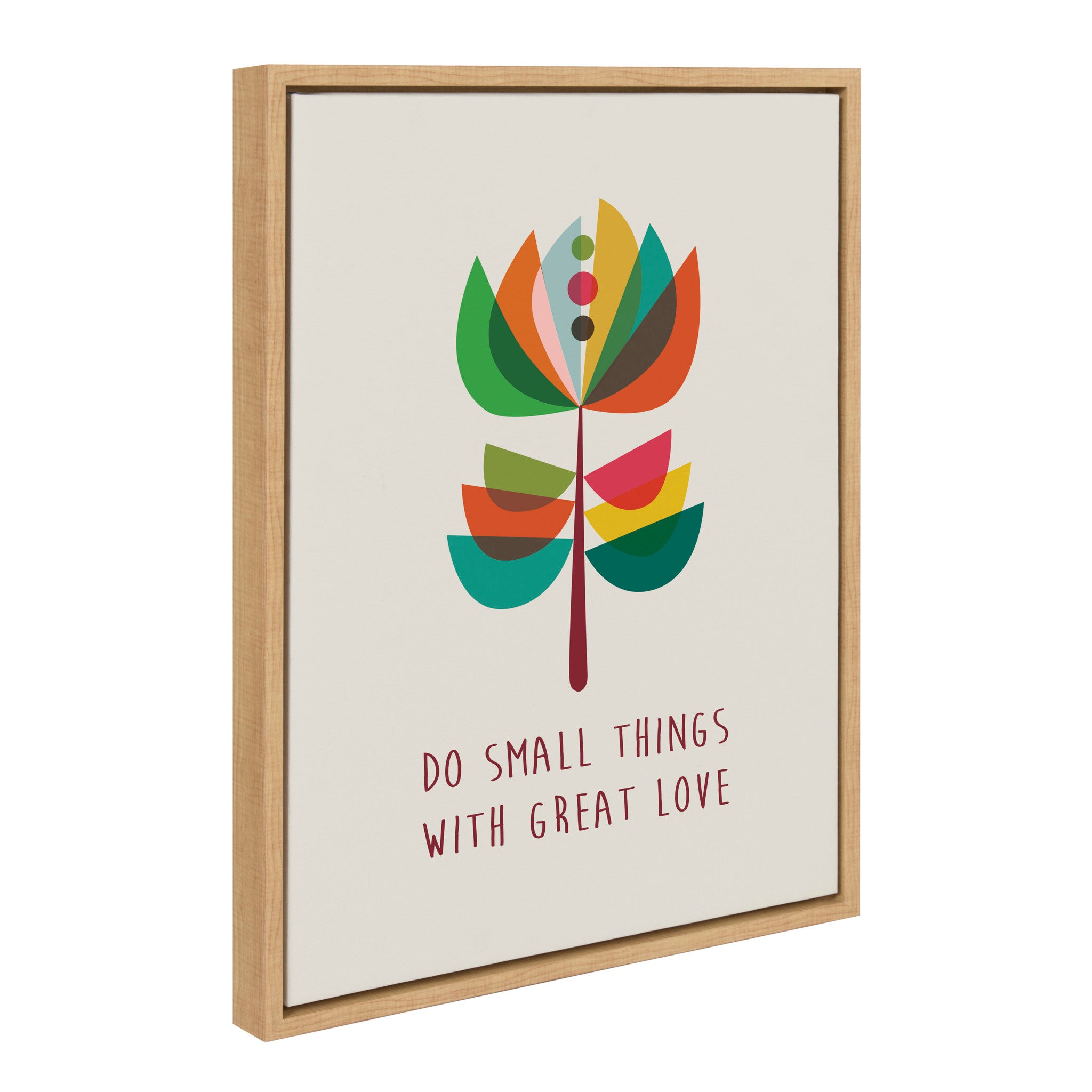 Sylvie Great Love Framed Canvas by Rachel Lee of My Dream Wall
