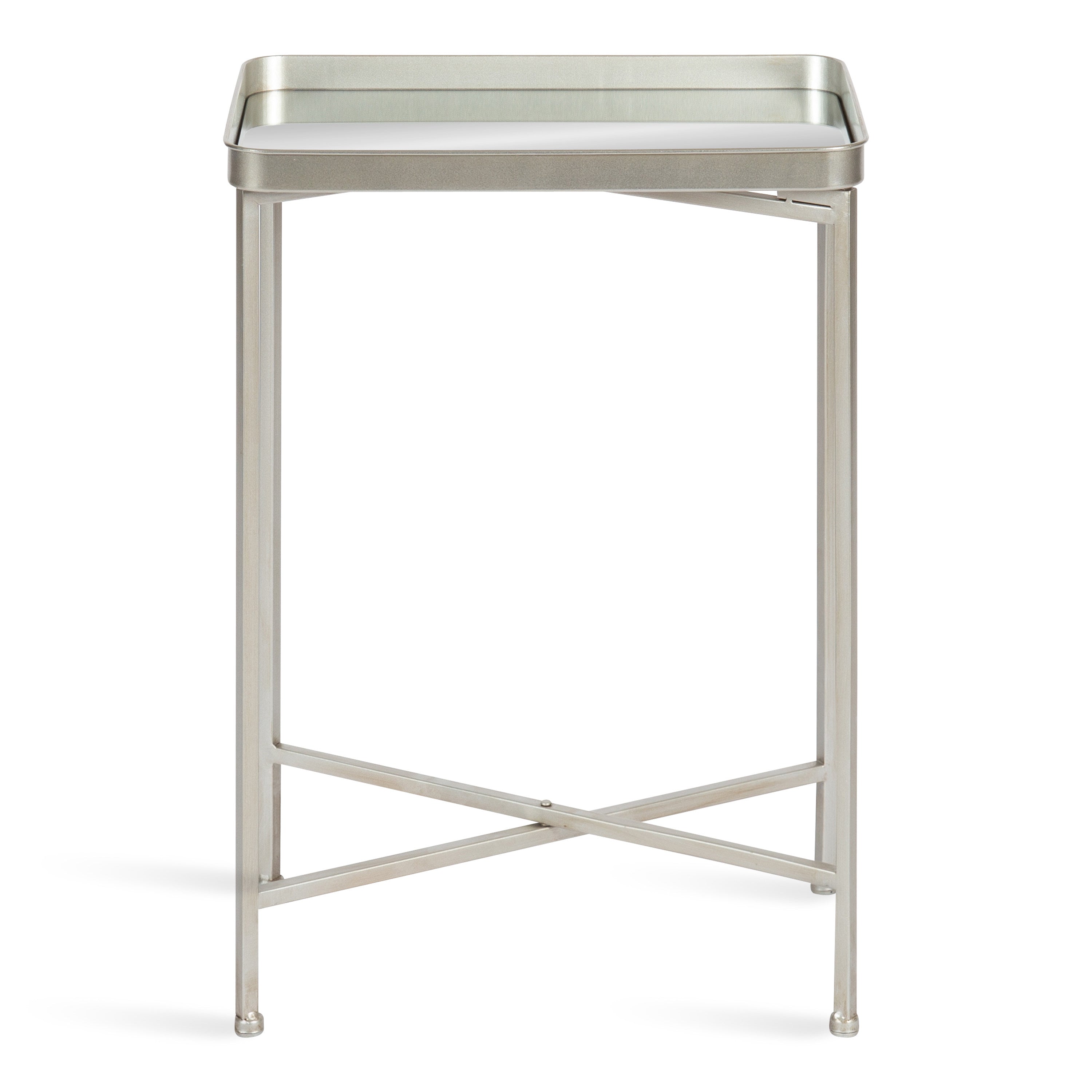 Celia Metal Tray Accent Table